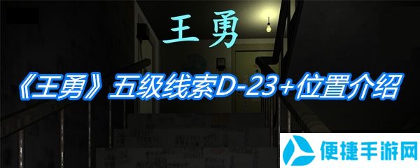 《孙美琪疑案：王勇》五级线索D-23+位置介绍