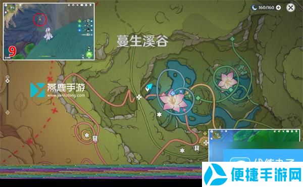 原神蔓生溪谷南部欢兴礼券收集详情